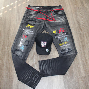 Graphic Icon Jeans