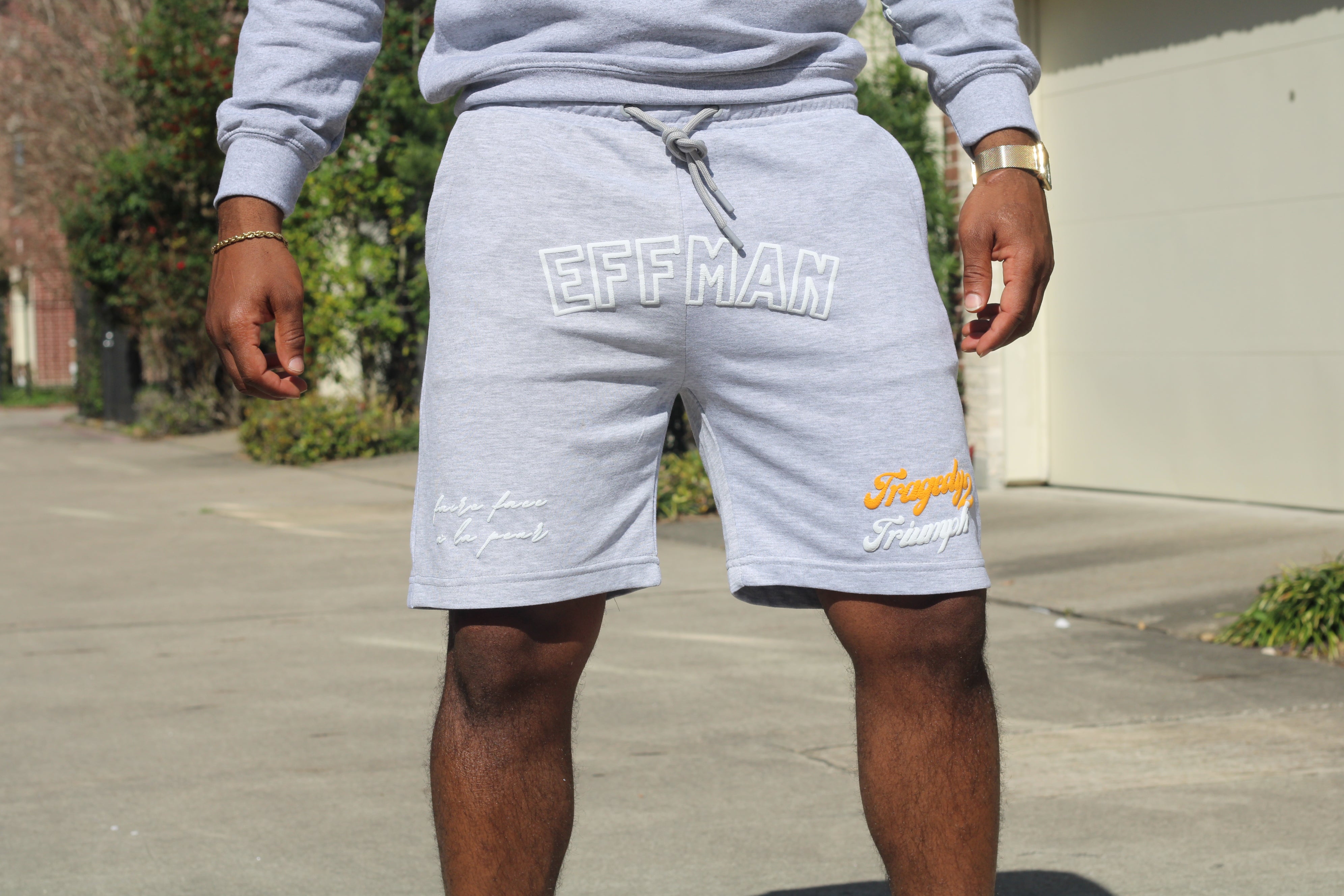 2 Shorts EFFMAN Tragedy Collection Triumph – (H. Grey)